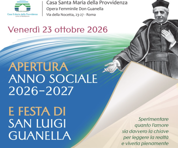 Apertura Anno Sociale 2026-2027 e Festa di San Luigi Guanella